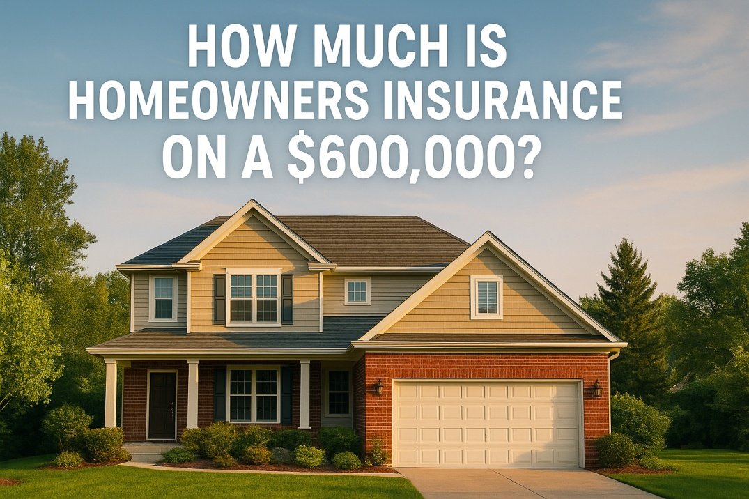 How much is homeowners insurance on a $600,000?