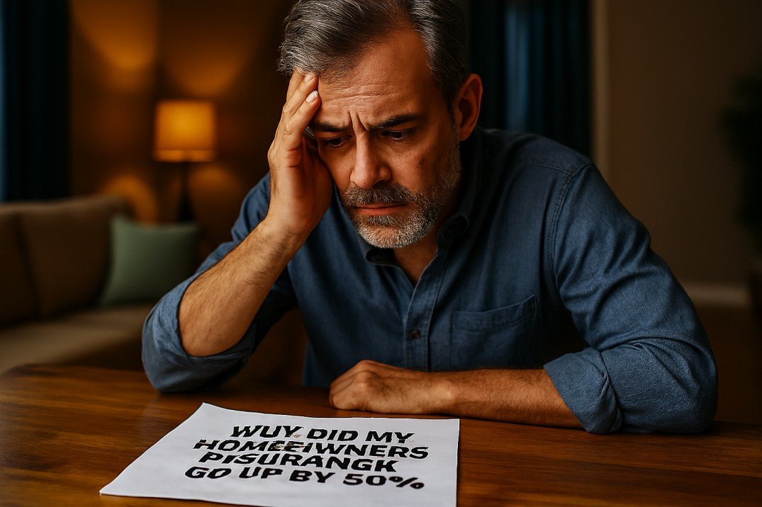 Why Did My Homeowners Insurance Go Up by 50%?